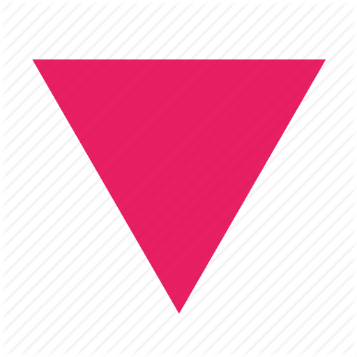 512x512 Inverted, Lgbt, Lgbtq, Pink, Queer, Triangle Icon
