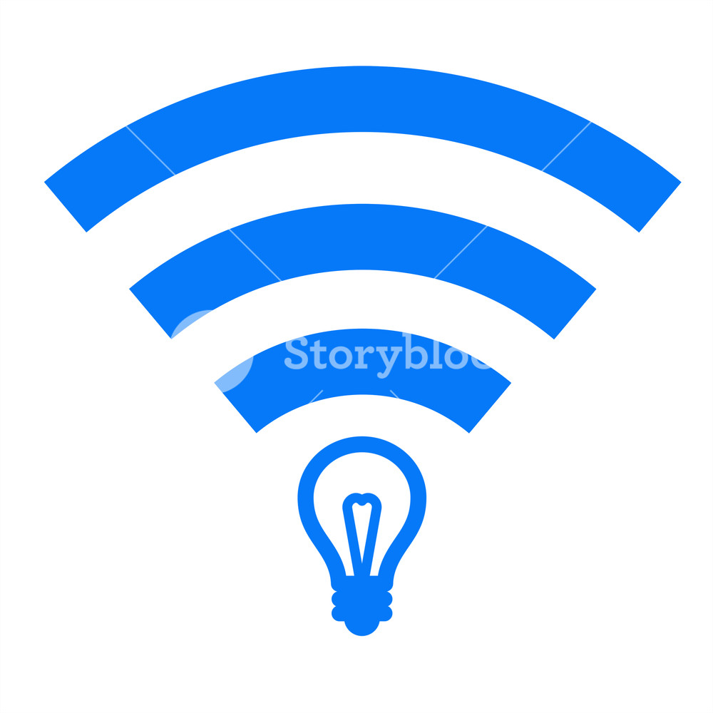 1000x1000 Li Fi Icon Design Li Fi Zone Sign Isolated On White Black