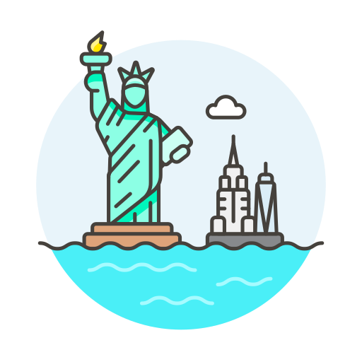 512x512 Statue, Of, Liberty Icon Free Of Stream Line Ux Free Pack Duetone