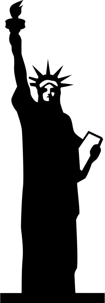 342x980 Statue Of Liberty Png Icon Free Download