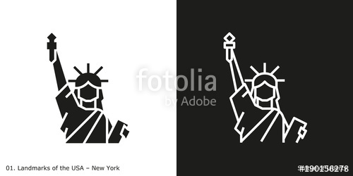 500x250 Statue Of Liberty Icon