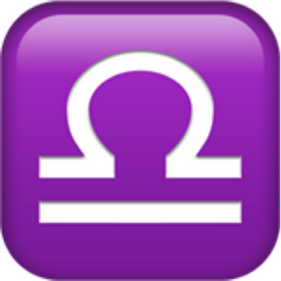 Libra Emoji U U 256x256 Libra Emoji U U