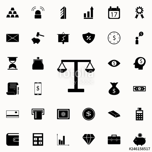Libra Icon Banking Icons Universal Set For Web And Mobile Stock 500x500 Libra Icon Banking Icons Universal Set For Web And Mobile Stock