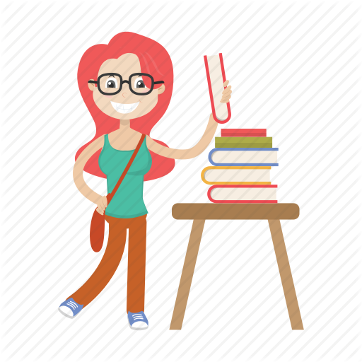 Bibliographer, Book, Girl, Librarian, Nerd Icon 512x512 Bibliographer, Book, Girl, Librarian, Nerd Icon