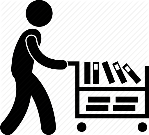 Book, Cart, Librarian, Library Icon 512x464 Book, Cart, Librarian, Library Icon