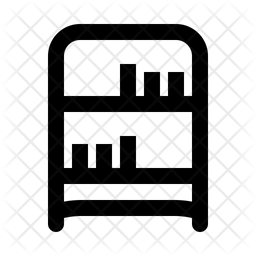256x256 Library Icon Of Line Style