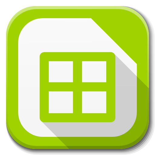 512x512 Apps Libreoffice Calc Icon Flatwoken Iconset Alecive