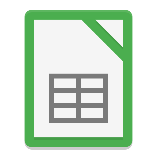 512x512 Libreoffice Calc Icon Papirus Apps Iconset Papirus Development