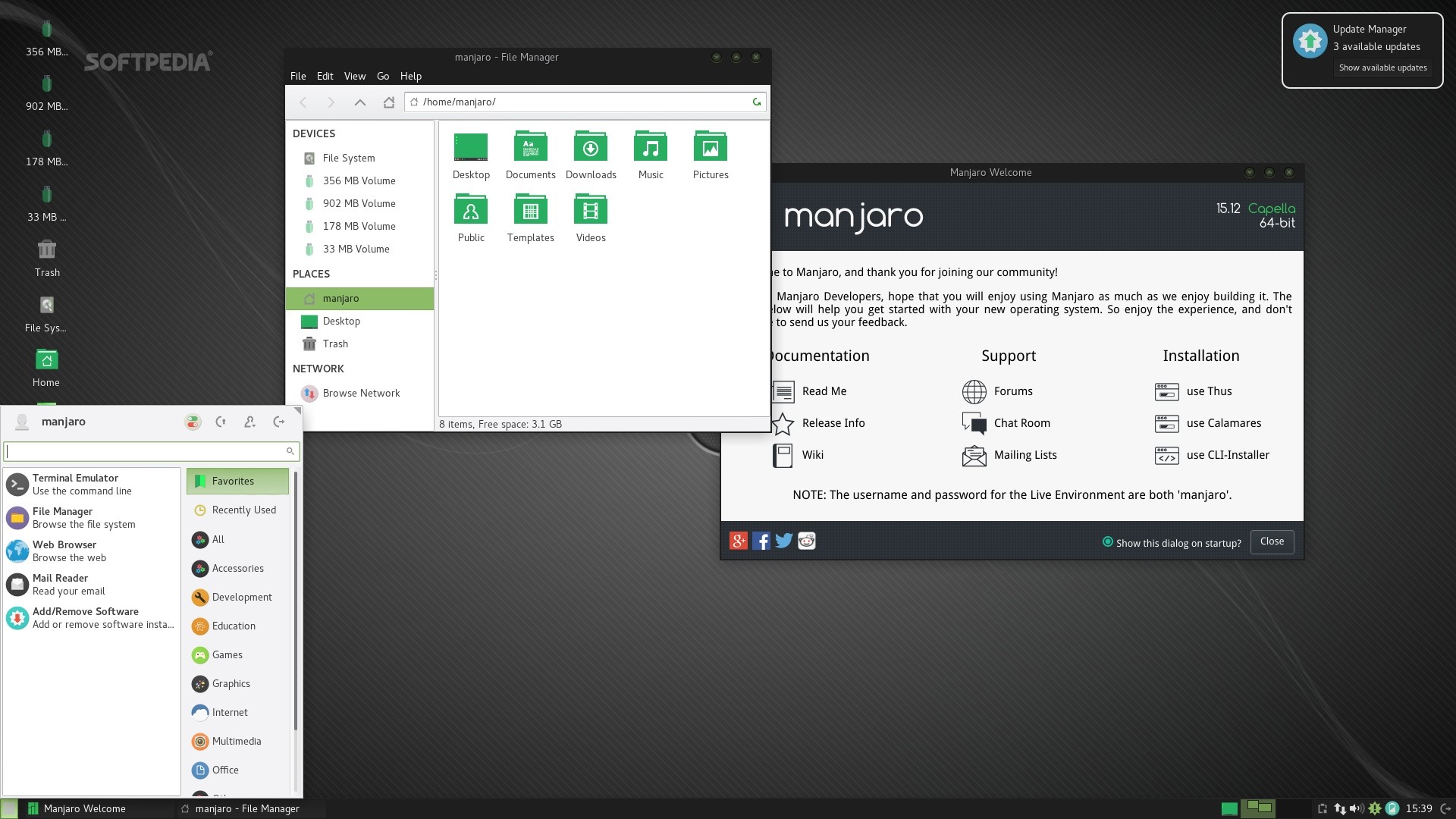 1920x1080 Latest Manjaro Linux Update Pack Adds Linux Kernel