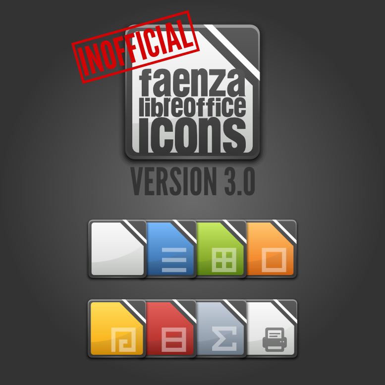 777x777 Libreoffice Faenza Icons