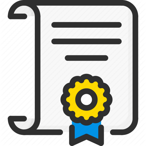 512x512 Certificate, Diploma, Document, Justice, Law, License Icon