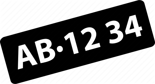 512x278 Auto, Car, License, Plate, Transportation, Vehicle Icon