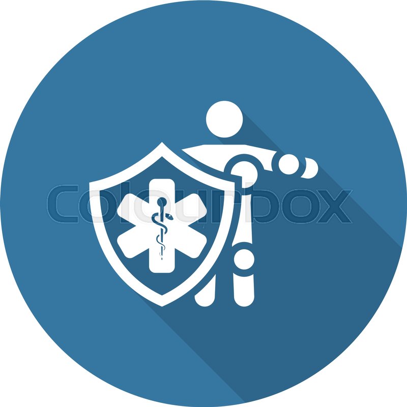 800x800 Life Insurance Icon Flat Design Stock Vector Colourbox