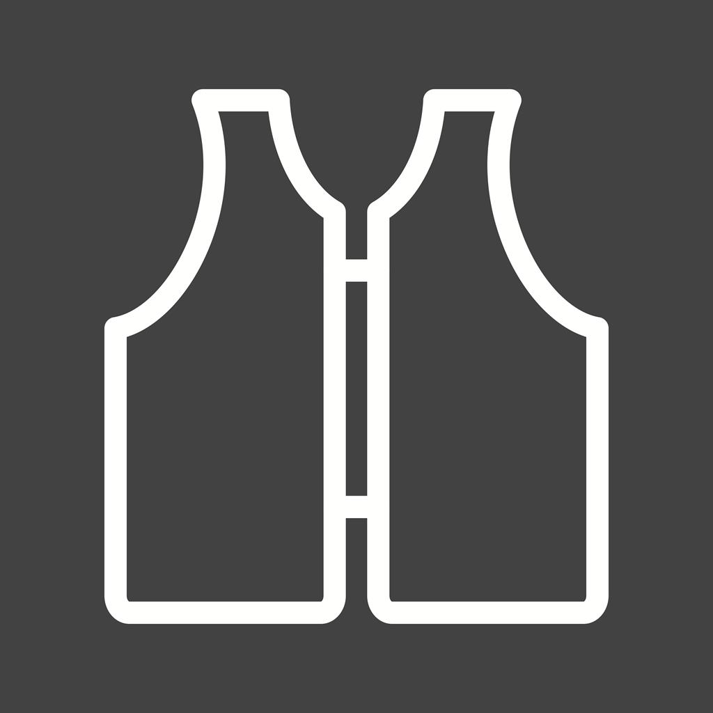 1024x1024 Life Jacket Line Inverted Icon