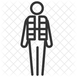 256x256 Life Jacket Icon Of Line Style