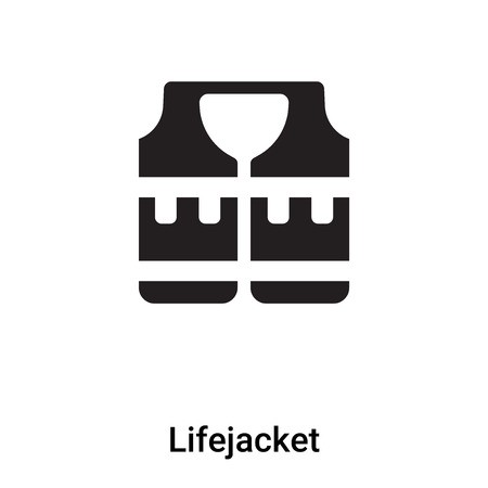 450x450 Life Jacket Icon Vector Isolated On White Background, Concept
