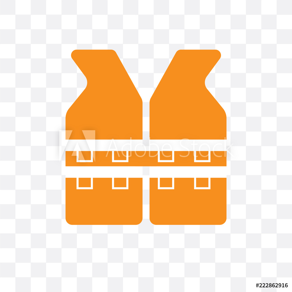 1000x1000 Photo Art Print Life Jacket Icon Isolated On Transparent