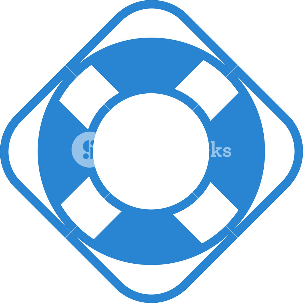 1000x1000 Life Preserver Help Simplicity Icon Royalty Free Stock Image