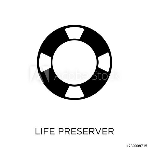 500x500 Life Preserver Icon Life Preserver Symbol Design From Nautical