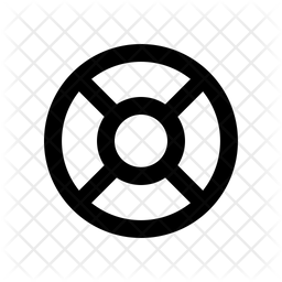 256x256 Life Ring Icon Of Line Style