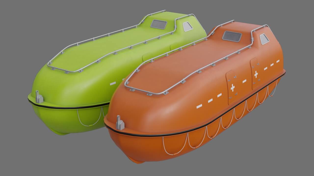 1280x720 Lifeboat Model