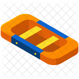 256x256 Lifeboat Icon Of Isometric Style