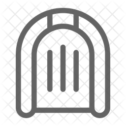 256x256 Lifeboat Icon Of Line Style