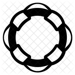 256x256 Lifeguard Icon Of Glyph Style