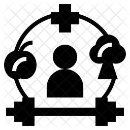 256x256 Lifestyle Icon Of Glyph Style