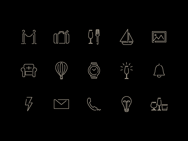 600x450 Luxury Lifestyle Icon Set On Behance