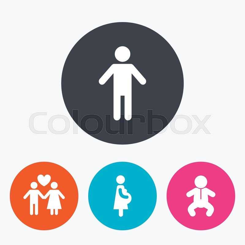 800x800 Family Lifetime Icons Couple Love, Stock Vector Colourbox