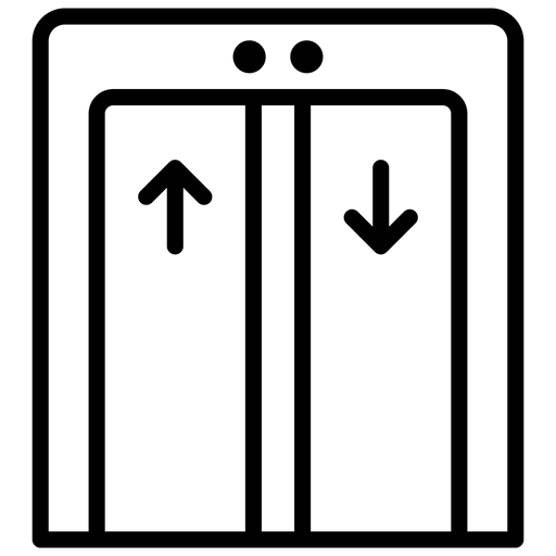 512x512 Lift Icon Of Line Style