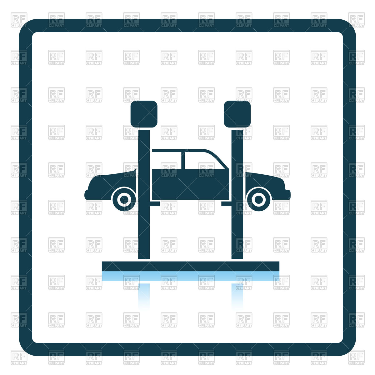 1200x1200 Car Lift Icon Vector Image Of Signs, Symbols, Maps Angelp