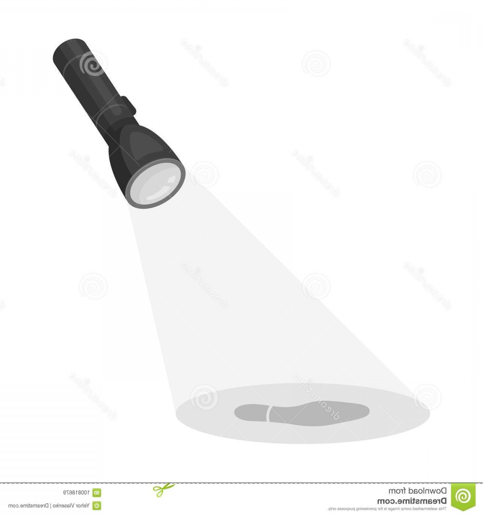 1560x1668 Beam Flashlight Illuminates Footprint Light Flashlight Single Icon