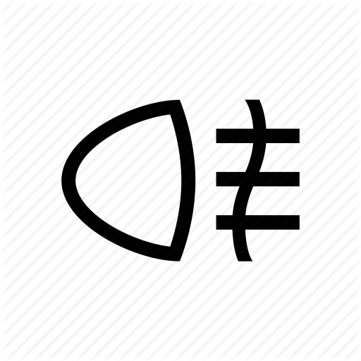 512x512 Beam, Car, Fog, Light Icon