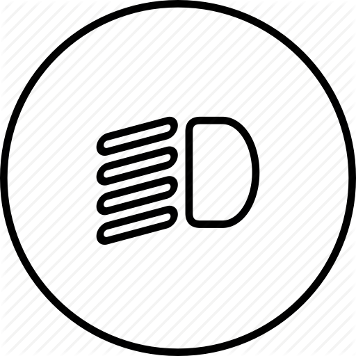 512x512 Beam, Car, Headlight, Light, Low, Side Icon