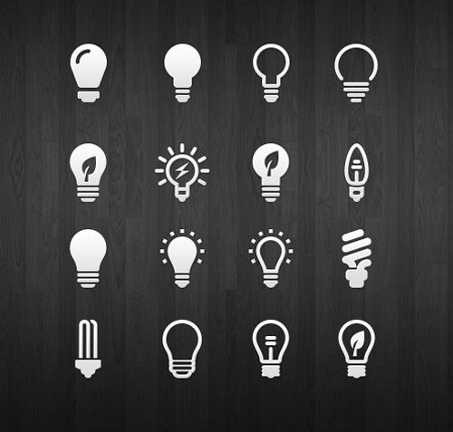 Light Bulb Flat Icon