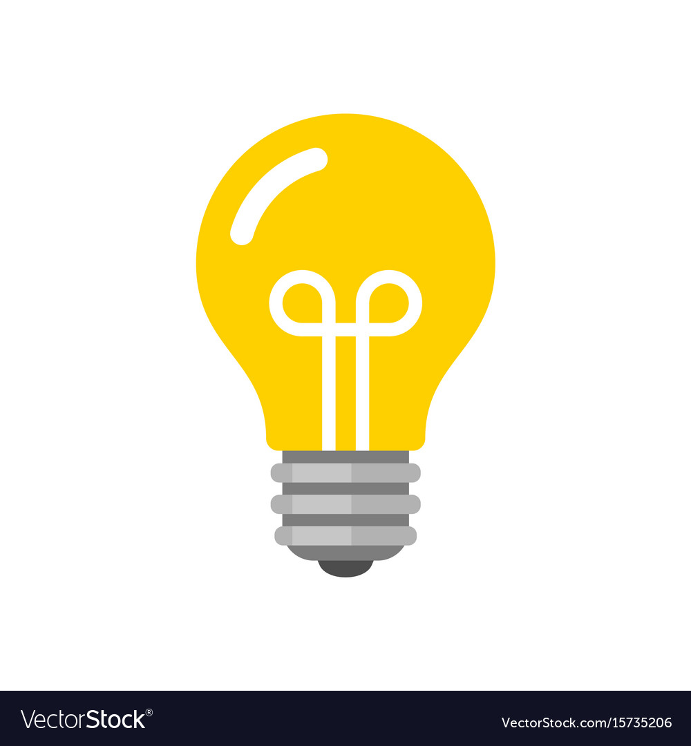 1000x1080 Light Bulb Icon Flat