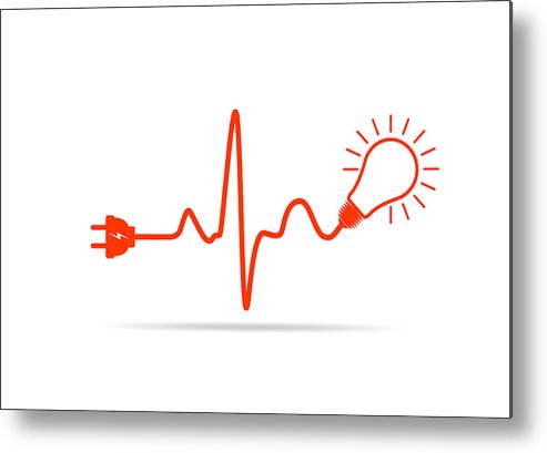 493x409 Wire Plug And Light Bulb Flat Icon Vector Illustration Metal