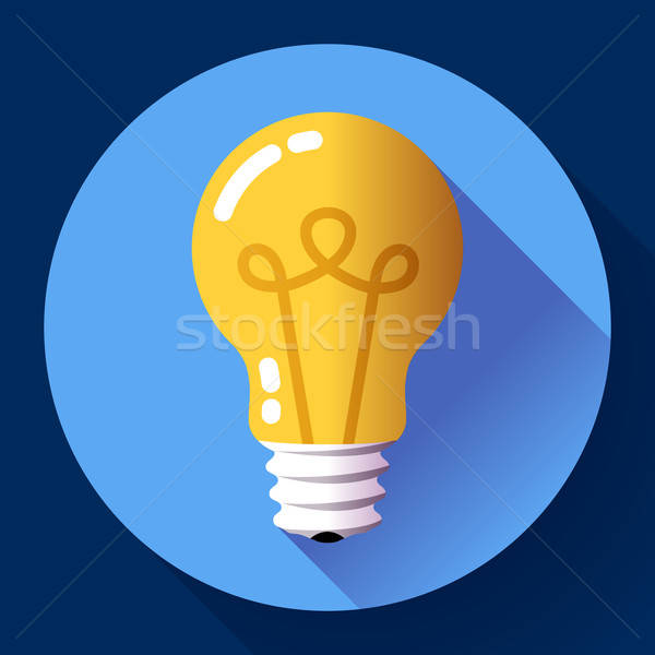 600x600 Creative Idea In Light Bulb Shape As Inspiration Concept Flat