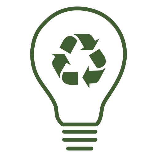 512x512 Recycle Light Bulb Icon