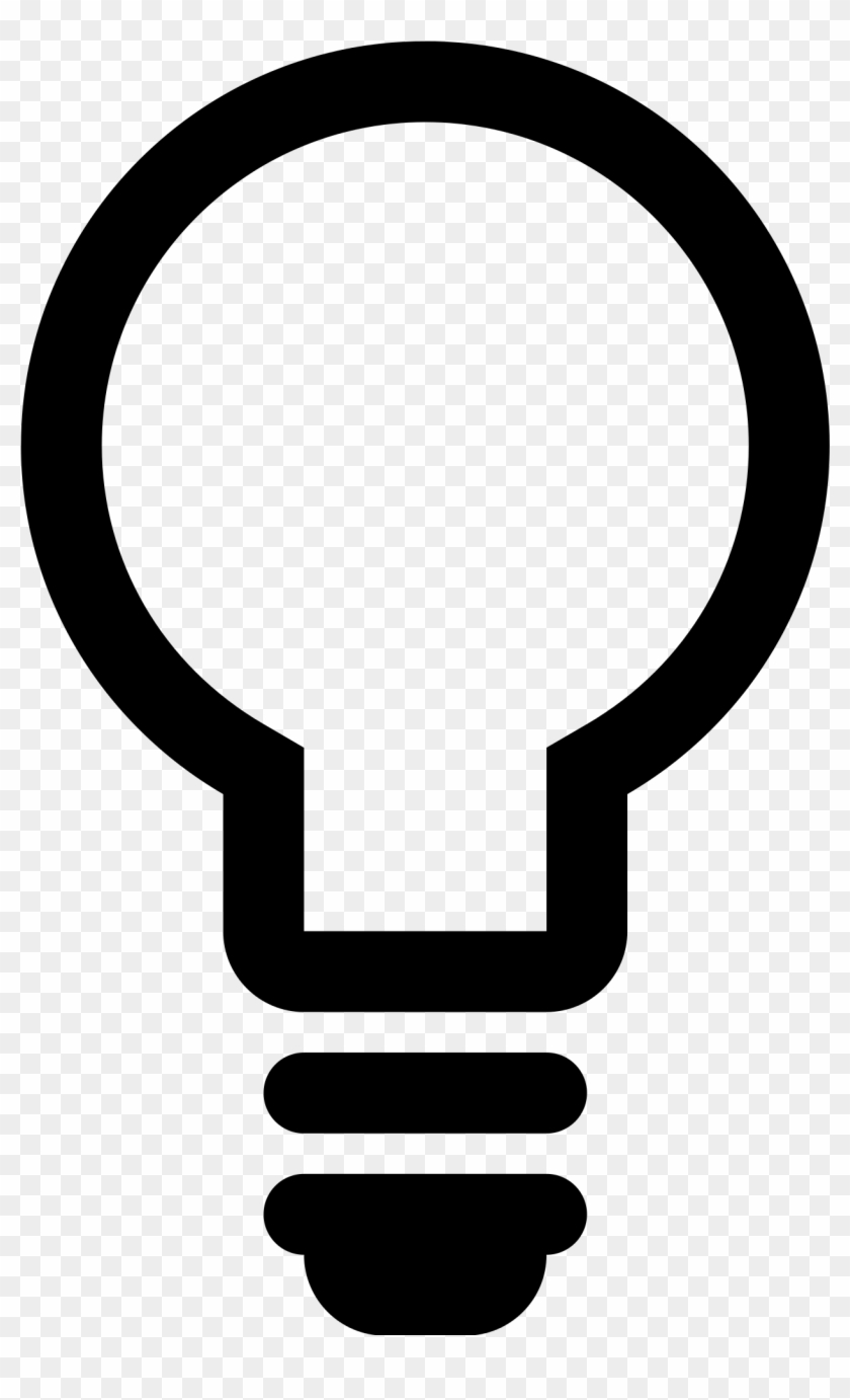 840x1382 Light Bulb Outline Png