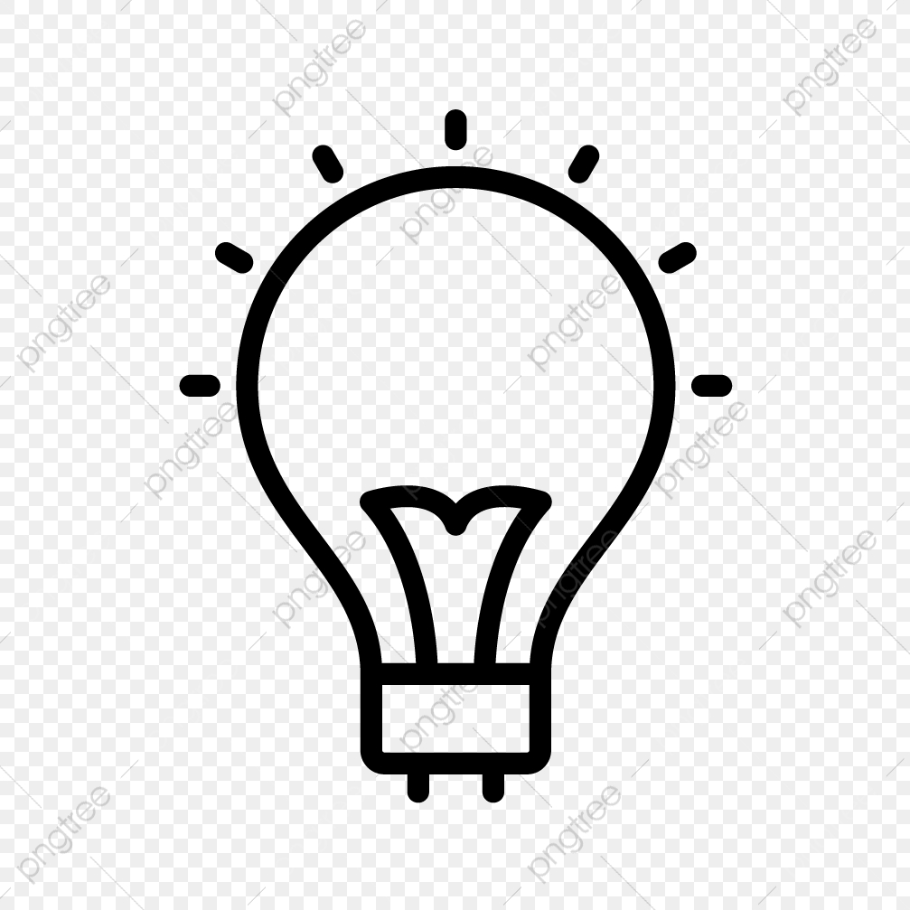 1007x1007 Vector Bulb Icon, Bulb Icon, Idea Icon, Light Bulb Icon Png