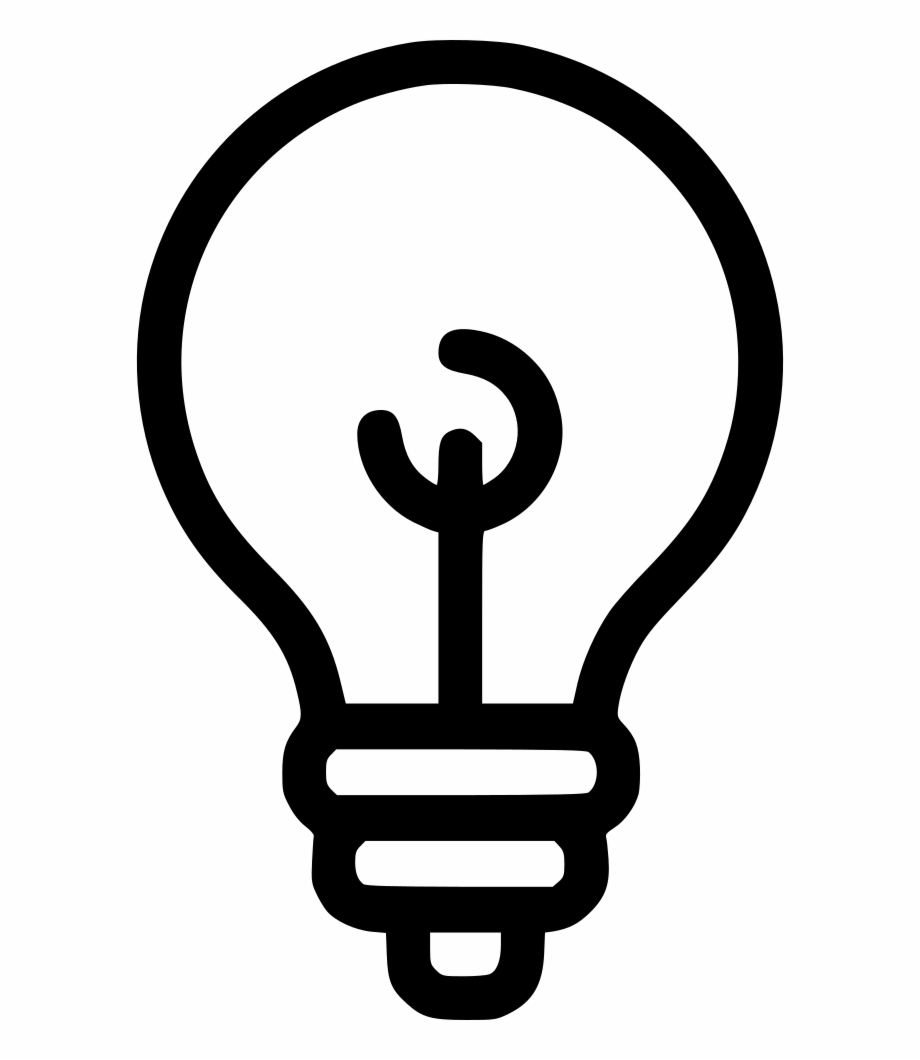 Light Bulb Icon White at Vectorified.com | Collection of Light Bulb ...