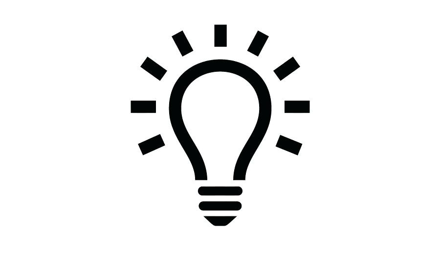 Light Bulb Icon White at Vectorified.com | Collection of Light Bulb ...