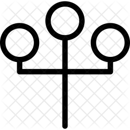 256x256 Light Fixture Icon Of Line Style