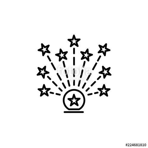 500x500 Vector Illustration Of Star Projector Table Lamp Nightstand