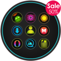 200x200 Blue Light Icon Pack Apk