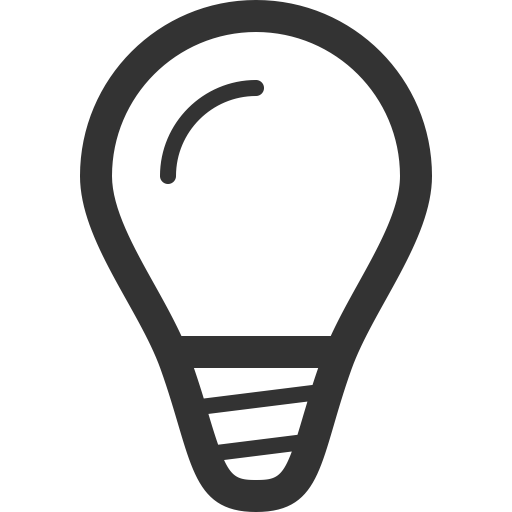 512x512 Bulb, Idea, Light Icon
