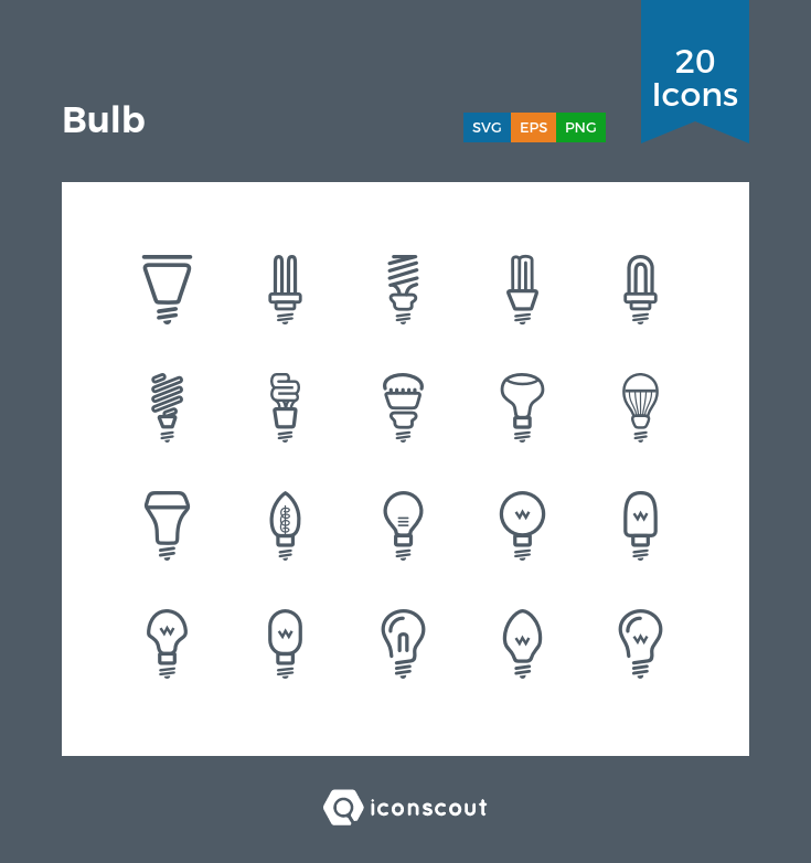 735x782 Bulb Icon Pack